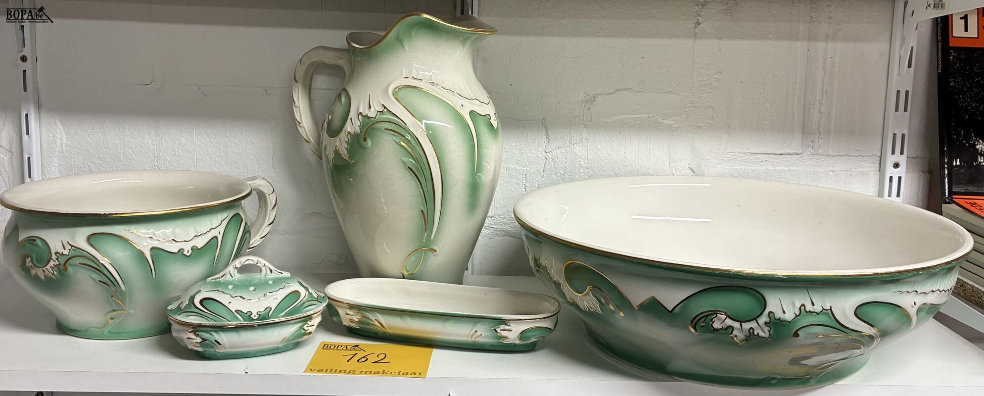 Vintage lampetset met stempel – foto 2 – kavel bij BOPA Auctions, Ieper