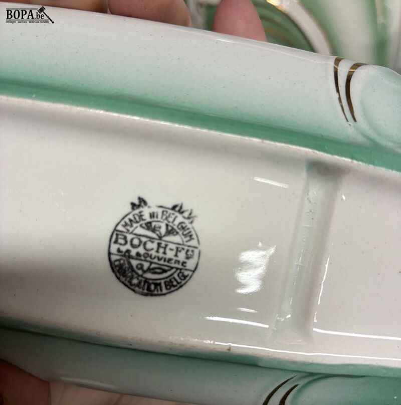 Vintage lampetset met stempel – foto 3 – kavel bij BOPA Auctions, Ieper