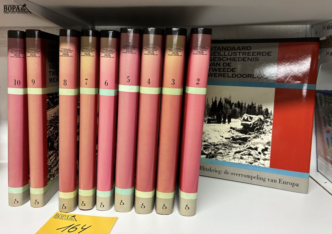 Reeks geschiedenisboeken 'Tweede wereldoorlog' - 10 stuks – foto 2 – kavel bij BOPA Auctions, Ieper