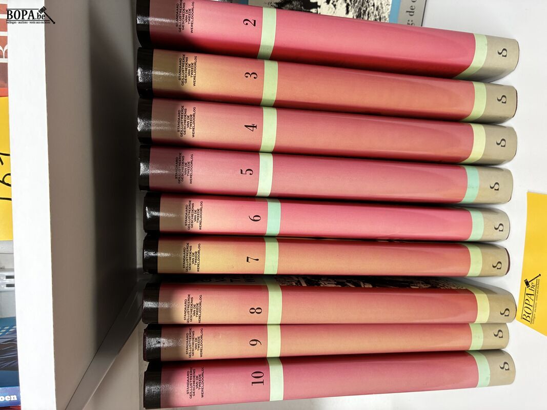 Reeks geschiedenisboeken 'Tweede wereldoorlog' - 10 stuks – foto 5 – kavel bij BOPA Auctions, Ieper