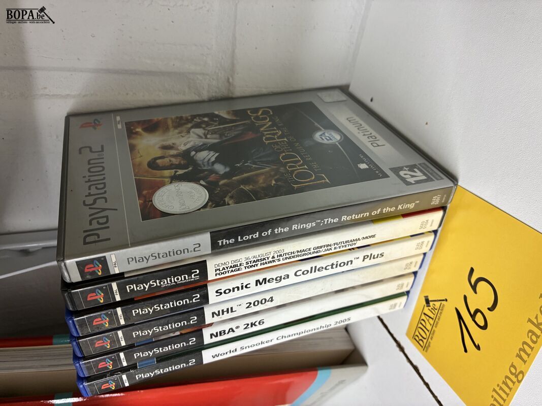 Lot PlayStation2 spellen - 6 stuks – foto 3 – kavel bij BOPA Auctions, Ieper