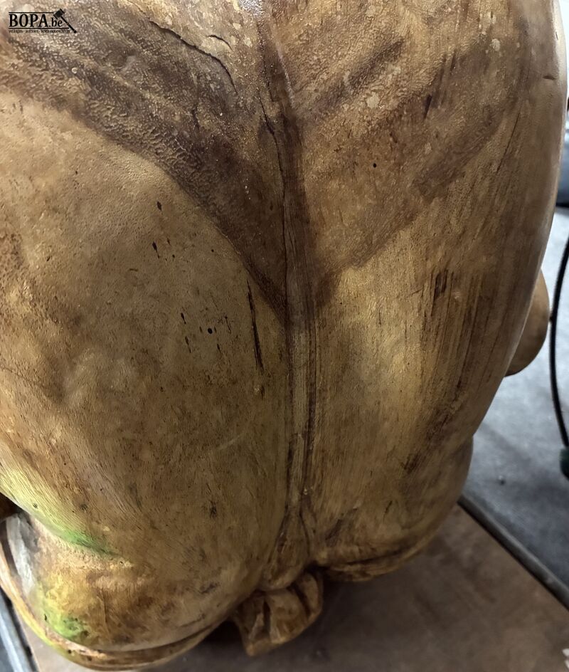 Vintage houten huilende Boedha Yogmiman – foto 5 – kavel bij BOPA Auctions, Ieper