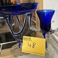 Vintage glazen kunstwerk - Poolse glasblazerij – kavel bij BOPA Auctions, Ieper