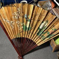 Vintage grote Chinese waaier – kavel bij BOPA Auctions, Ieper
