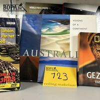 Lot wereldboeken en DVD's - 5 stuks – kavel bij BOPA Auctions, Ieper
