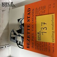 Boek 'Bezette stad' - Paul Van Ostayen - 1921 – kavel bij BOPA Auctions, Ieper