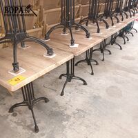 Vierkante horeca tafels. 8 stuks – kavel bij BOPA Auctions, Ieper